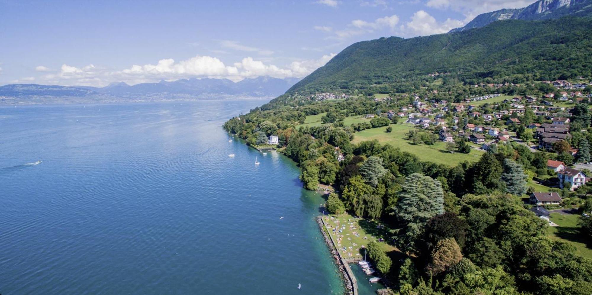 Le Garden - Ski - Vue Lac - Piscine - Parking - Evian - Thonon - Lugrin Bagian luar foto